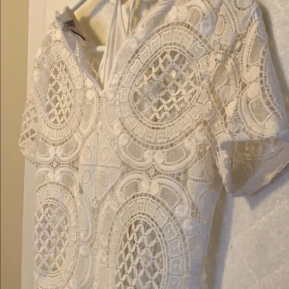 White forever 21 lace dress - Picture 3 of 4